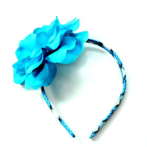 Plaid Flower Headband-0