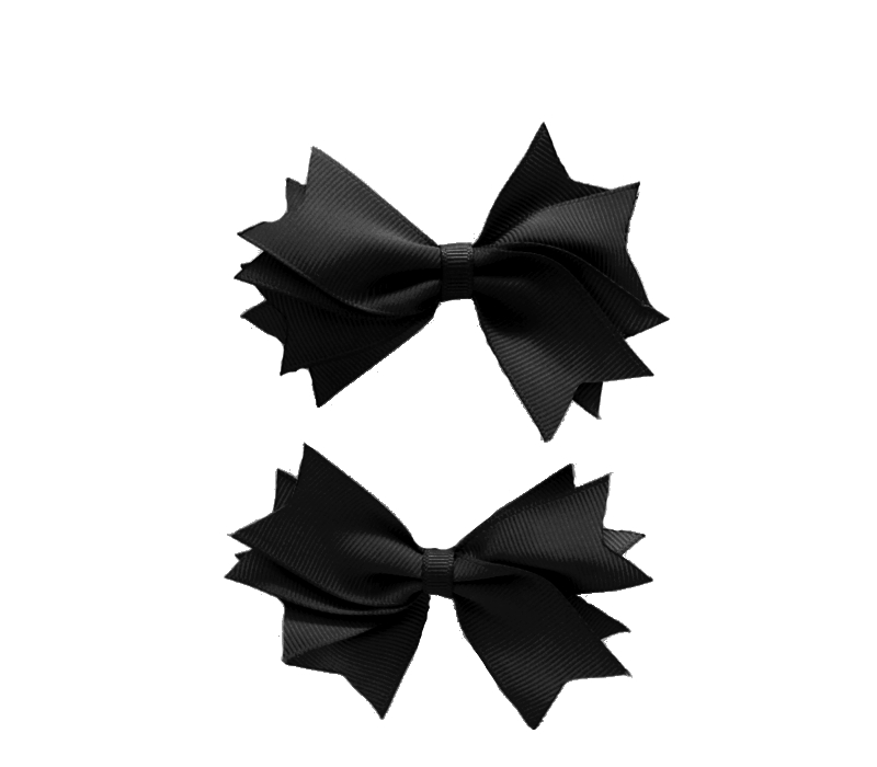 A Pair Of Royal Blue Hair Bows (Assorted Colors) – Girls Will Be Girls