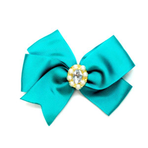 Bow With Pearl And Gem Center-0