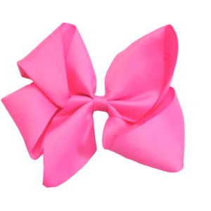 Hot Pink Clip Bow-0